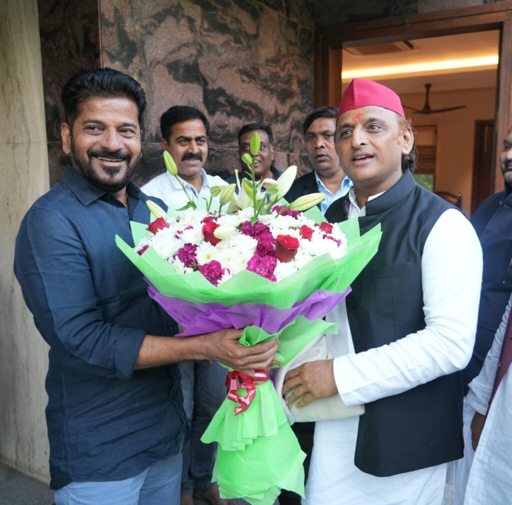 AKHILESH YADAV MEET CM REVANTH REDDY