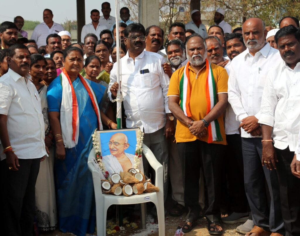 EX MLA JAGGA REDDY AT CONGRESS ANNVERSERY