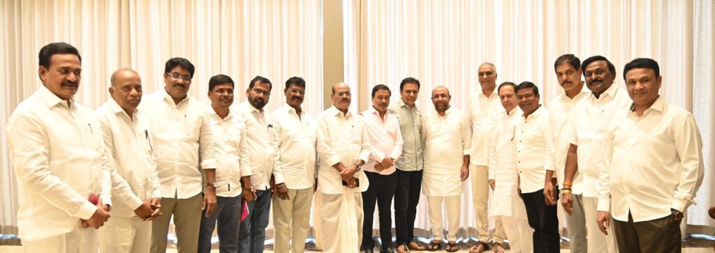 KTR AND HARISH RAO COORDINATION MEETING WITH NIZAMABAD DISTRICT LEADERS