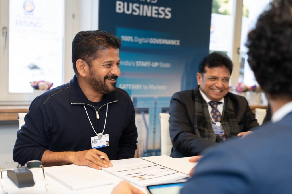 CM REVANTH REDDY DISCUSSION IN DAWOS