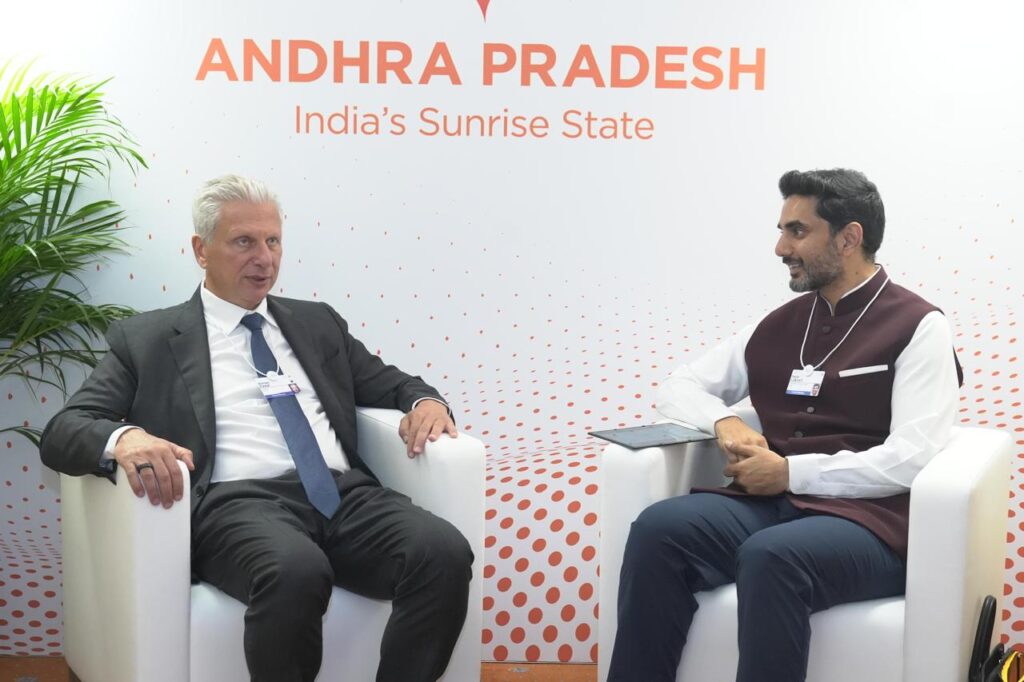 MINISTER NARA LOKESH DAVOS TOUR