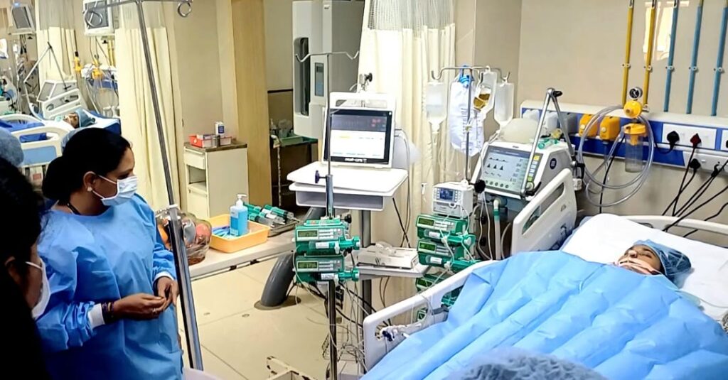 KAVITA VISITED NIMS HOSPITAL TODAY SHE MET EXCISE CONISTABLE FAMILY