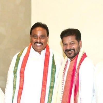 MLA DAANAM NAGENDER WITH CM REVANTH REDDY 