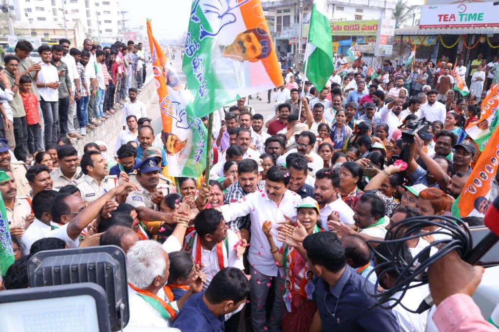 MINISTER PONGULETI SRINIVAS REDDY MUNCIPAL ELECTIONS CAMPAIGN