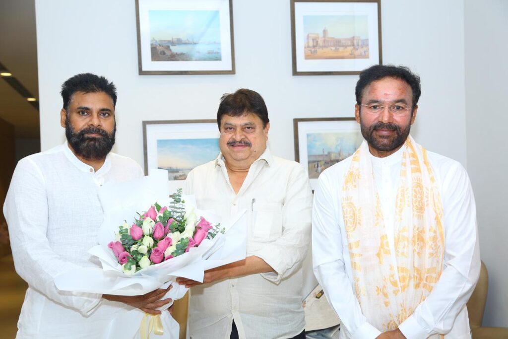 TELANGANA BJP LEADERS MEET AP DY CM PAWAN KALYAN 