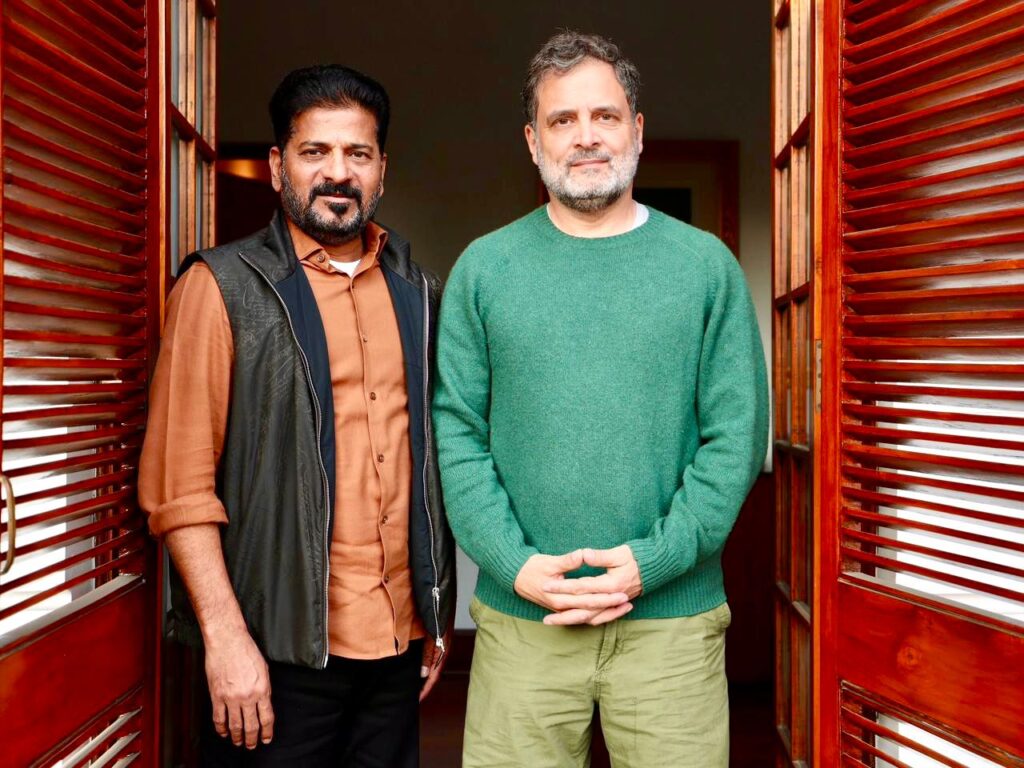 CM REVANTH REDDY MEET LOP PARLIAMENT RAHUL GANDHI