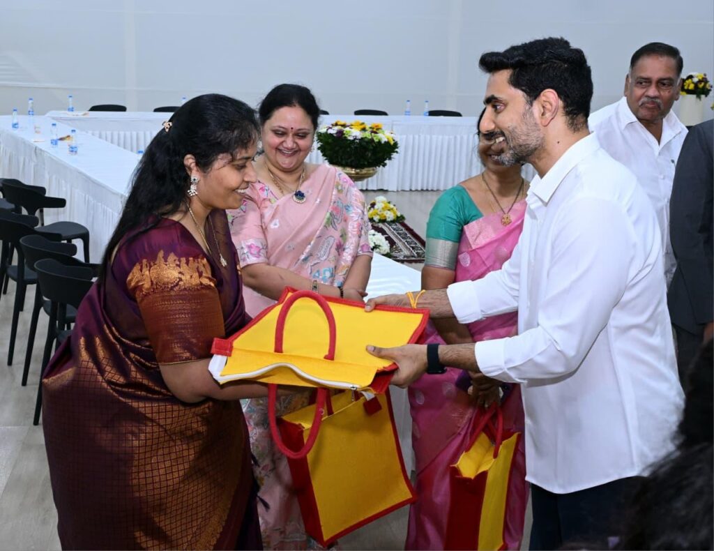 LOKESH GIFTS FOR TDP LEADERS FAMILY MEMBERS 
