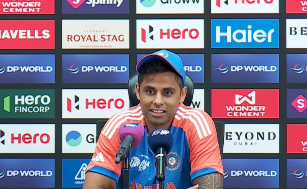 INDIAN CAPTAIN SURYAKUMAR YADAV SPEAKING WITH MEDIA TODAY