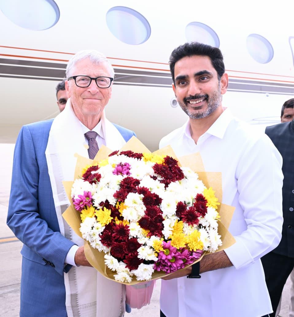 బిల్ గేట్స్ – అమరావతి పర్యటన విశేషాలు బిల్ గేట్స్ – అమరావతి పర్యటన విశేషాలు