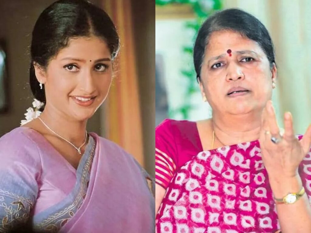 ACTRESS PRATYUSHA AND HER MOTHER SAROJINI DEVI