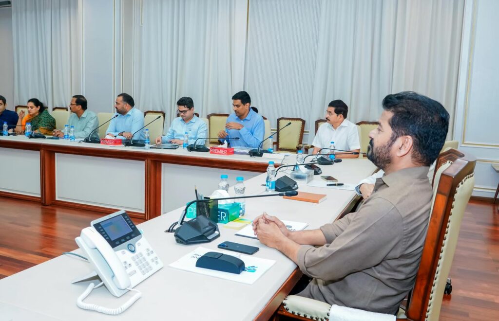 CM REVANTH REDDY REVIEW ON DATA CENTRES