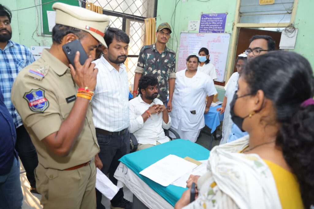 SUMAN AT HEALTH TESTS IN HOSPITA