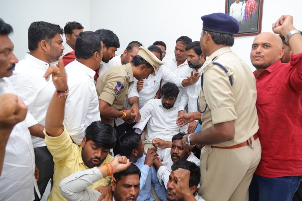 POLICE ARESTING SUMAN TODAY