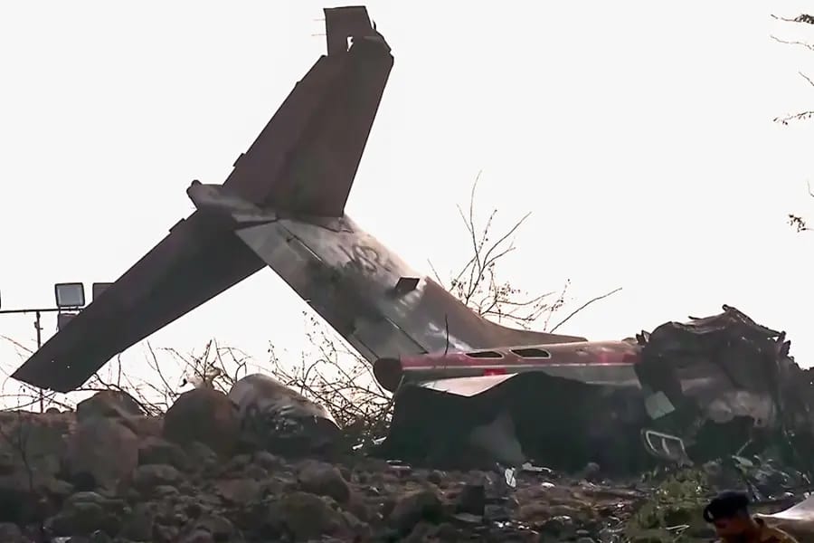 MAHARASTRA DY CM AJIT PAWAR FLIGHT CRASH AT BARAMATI..ITS CONSPERECY