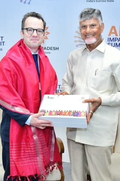 AP CM CHANDRA BAU IN DELHI AI SUMMIT