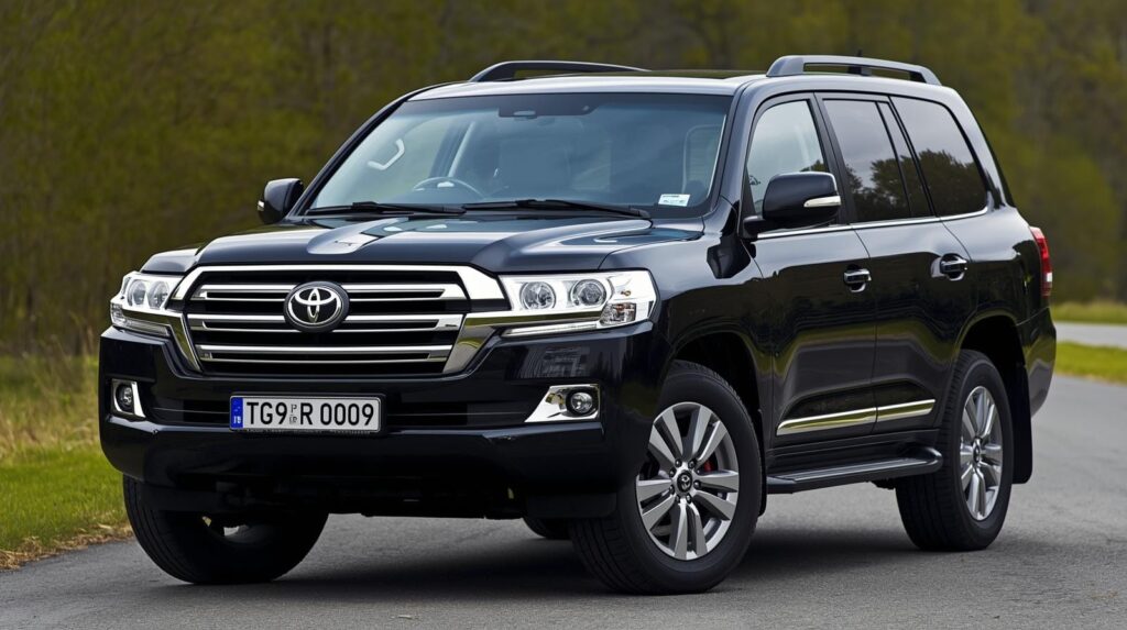 BLAKC COLOUR LAND CRUISER CAR