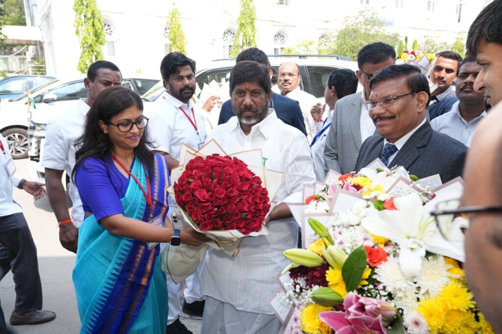 TODAY WELCOMING BHATTI VIKRAMARK ASSEMBLY SECRETERY