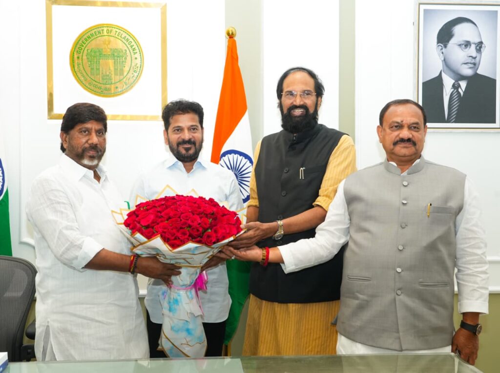 DY CM BHATTI AND UTTAM MEET CM REVANTH TODAY BUDGET