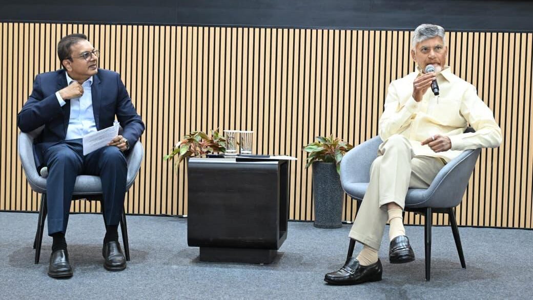 AP CM CHANDRABABU DISCUSSIONS IN ISB