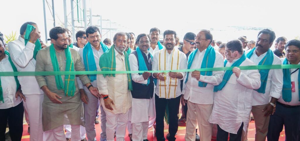 CM REVANTH REDDY STARTING NARMETTA PALMOIL FACTORY TODAY
