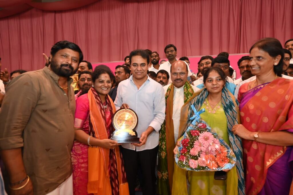 KTR WITH BRS LEADERS
