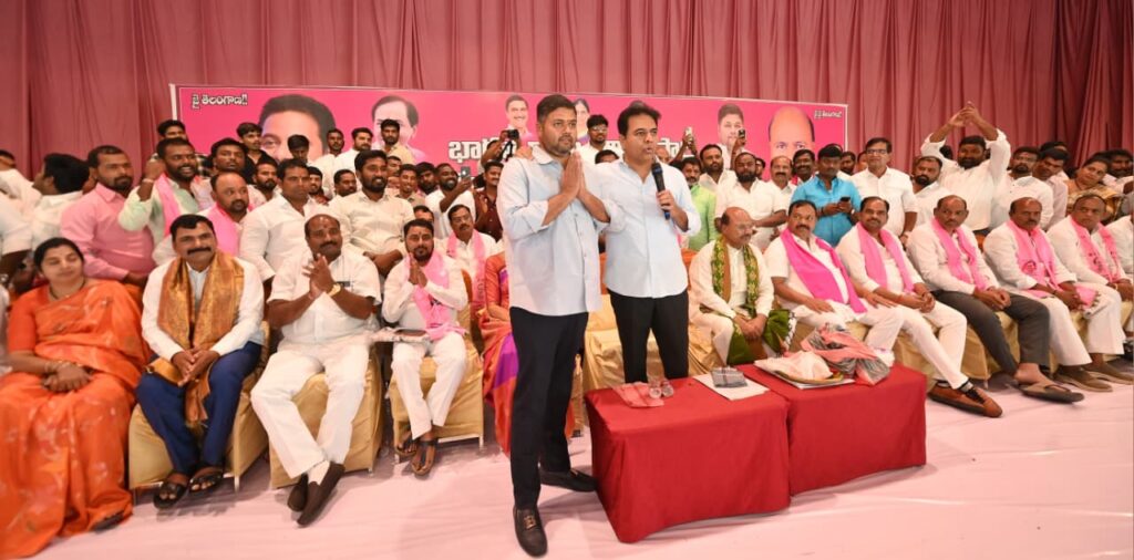 KTR WITH MANCHI REDDY PRASHANTH REDDY MEETING
