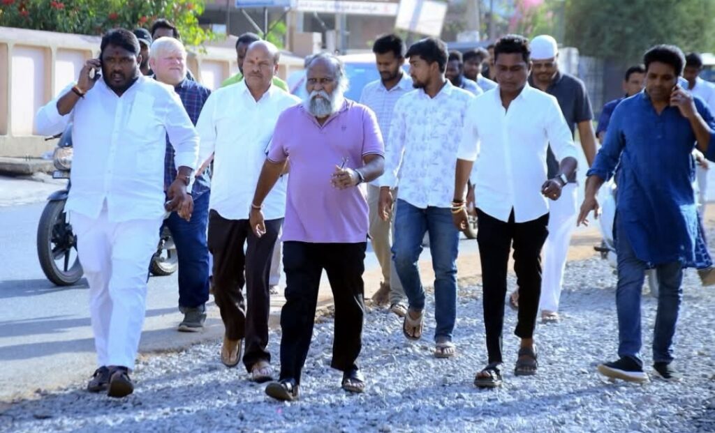 EX MLA JAGGA REDDY VISITING HMDA NEW JUNCTIONS