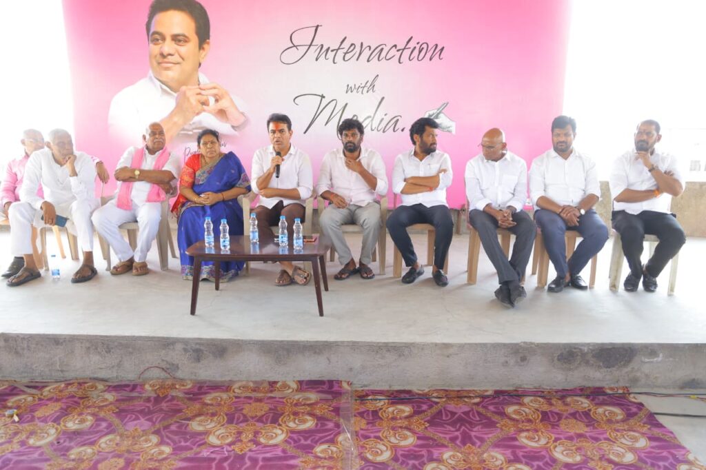 KTR INTERACTION WITH MEDIA IN CHENNUR