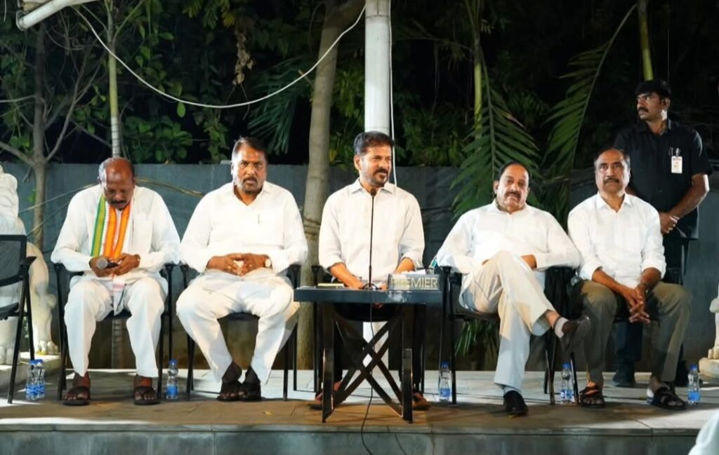 CM REVANTH REDDY JAGITYALA CONGRESSLEADERS MEETING