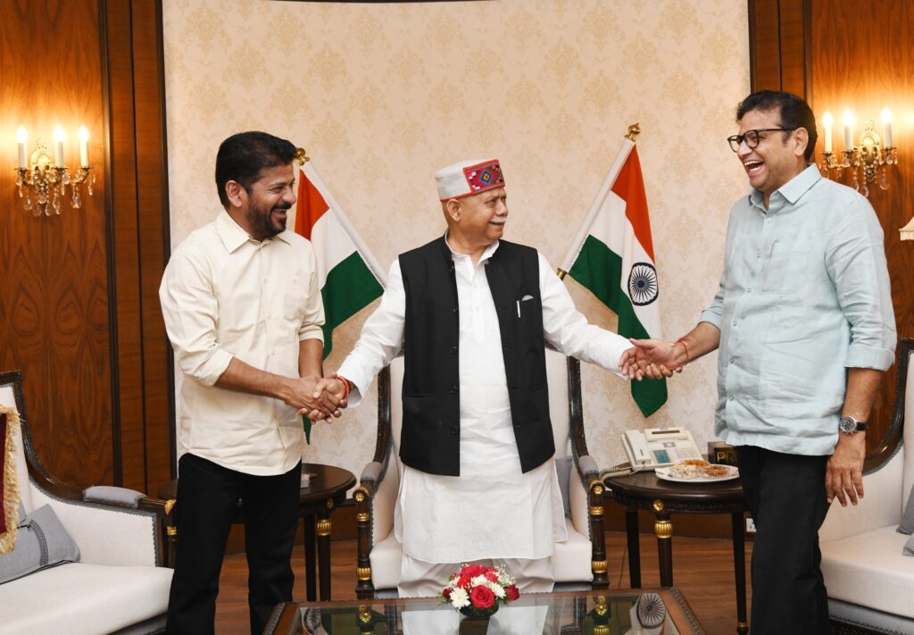 CM REVANTH REDDY, GOVERNOR SHUKLA, MINISTER SRIDHAR BABU