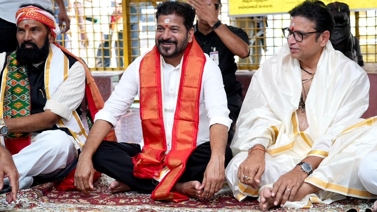 CM  REVANTH AND MINISTERS SRIDHAR BABU, UTTAM KUMAR REDDY