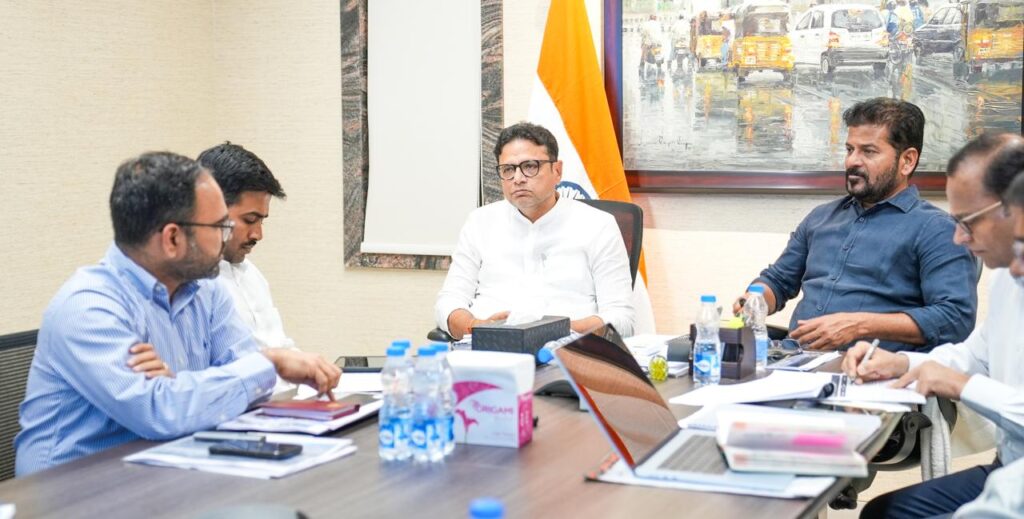 TELANGANA CM REVIEW ON INVESTMENTS