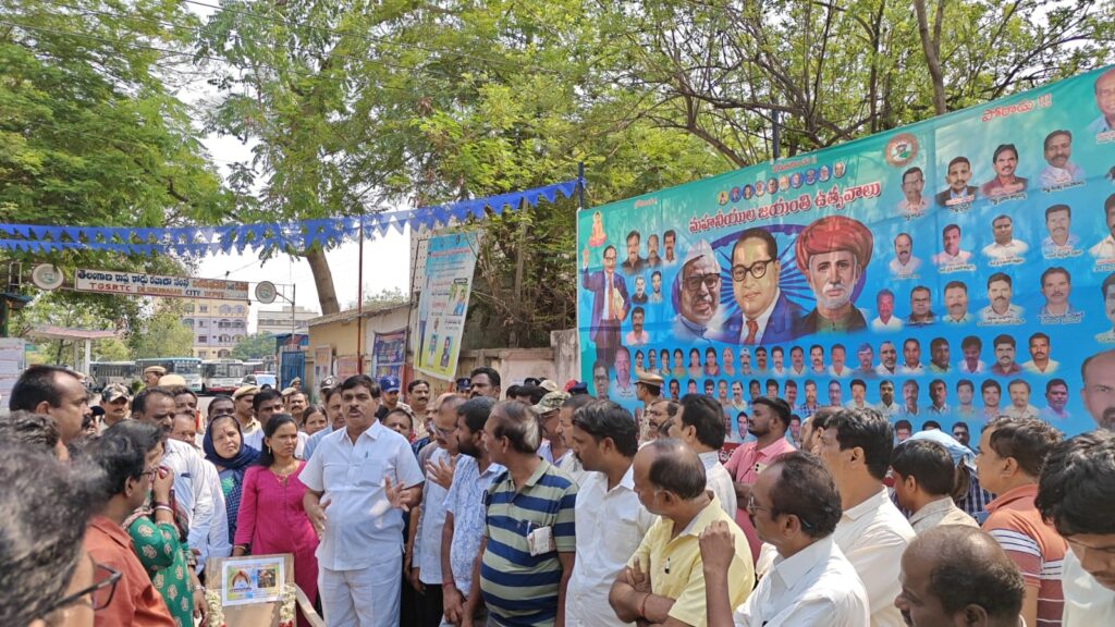 RTC STAFF AT  MUSHEERABAD DEPOT