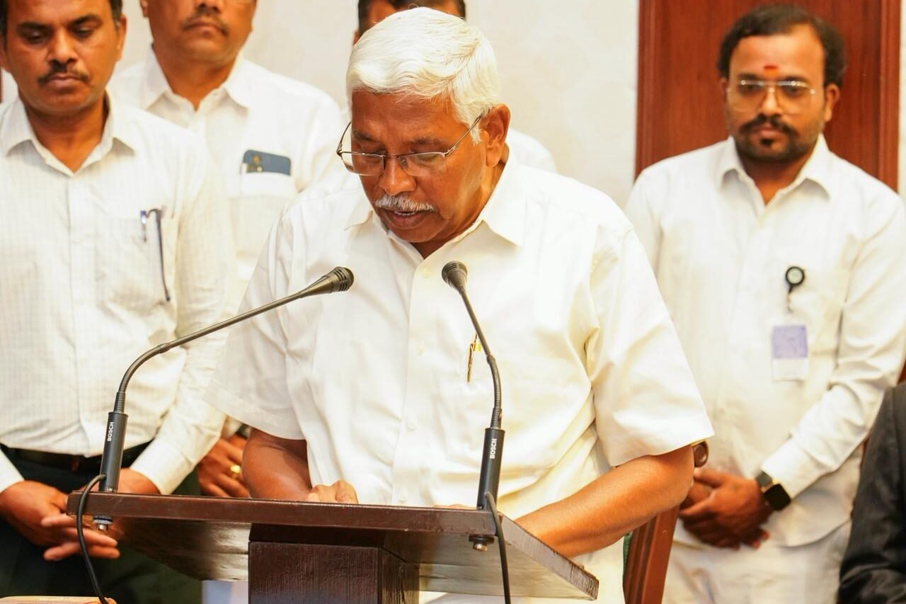 KODANDA RAM SWEARING AS MLC IN COUNCIL