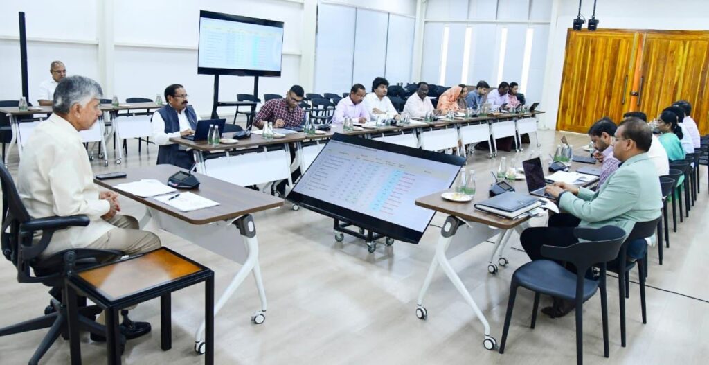 CM CHANDRA BABU REVIEW ON RTGS