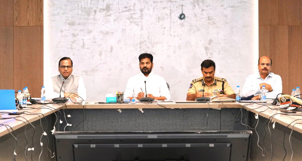 Cm Revanth Reddy Review on law and order