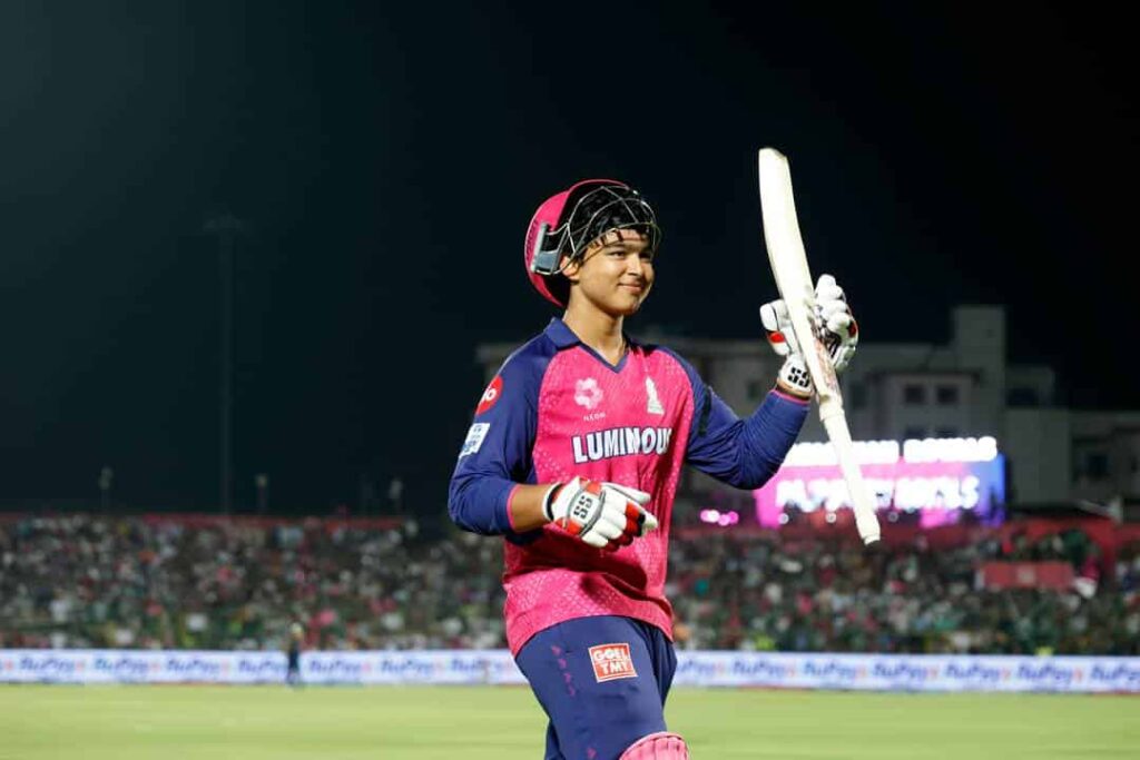 Rr batsmen Vaibhav Suryavanshi