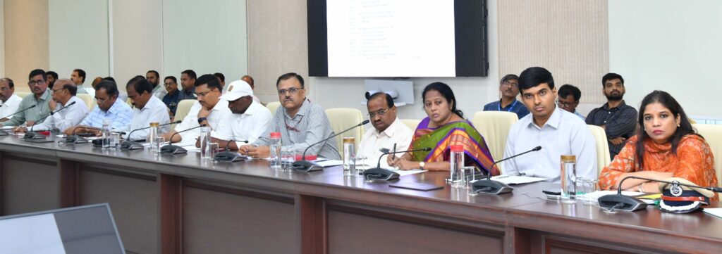 REVIEW MEETING ON PM MODI TOUR IN HYDERABAD