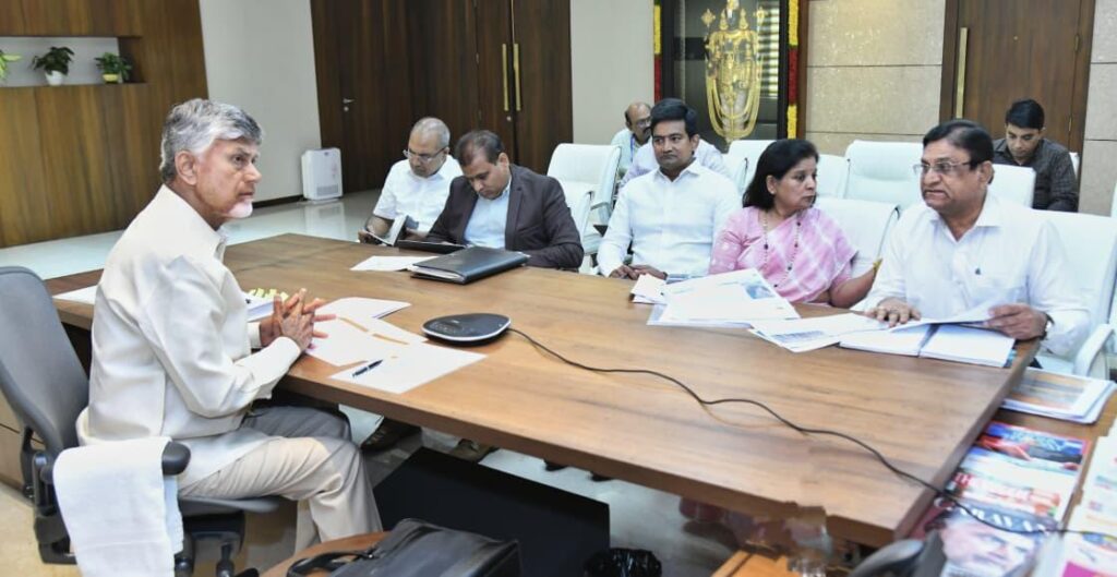 AP CM CHANDRABABU REVIEW ON SEED SUPPLY