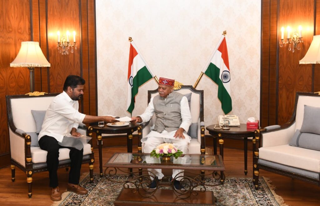 CM REVANTH REDDY MEET GOVERNOR SHUKLA