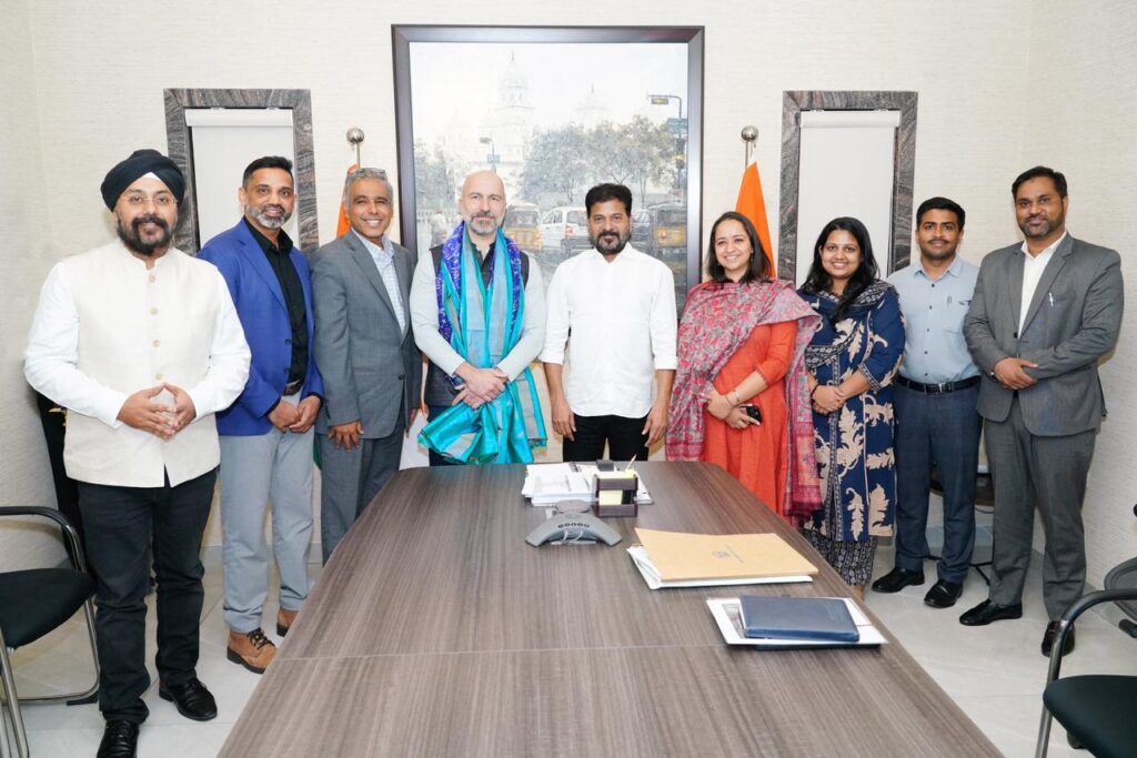HYDERABAD UBER CEO MEET CM REVANTH REDDY