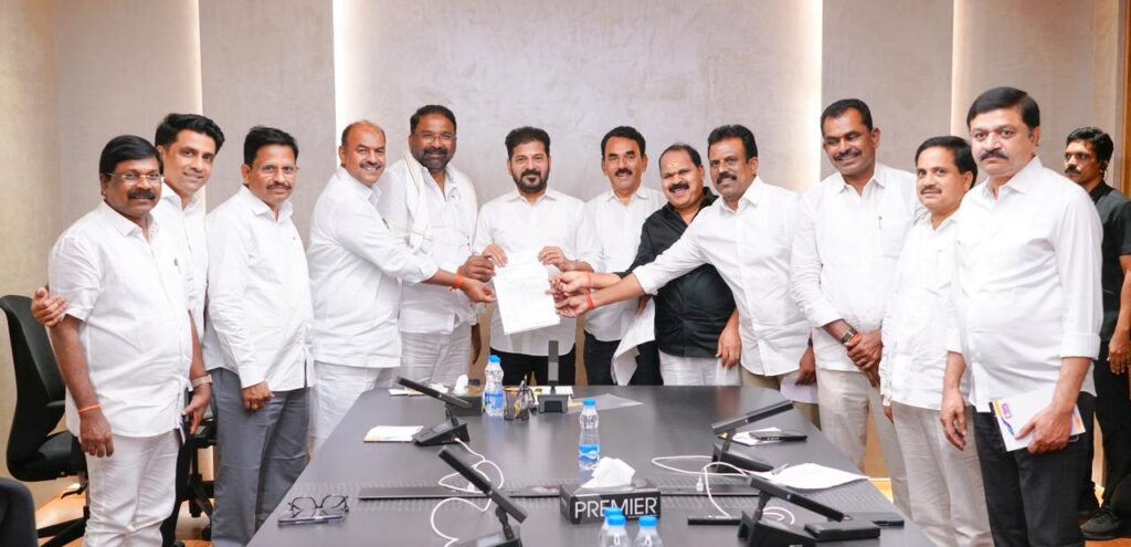 PALAMURU MLAS WITH CM REVANTH REDDY