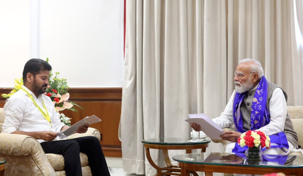 Primeminister Modi and CM Revanth Reddy