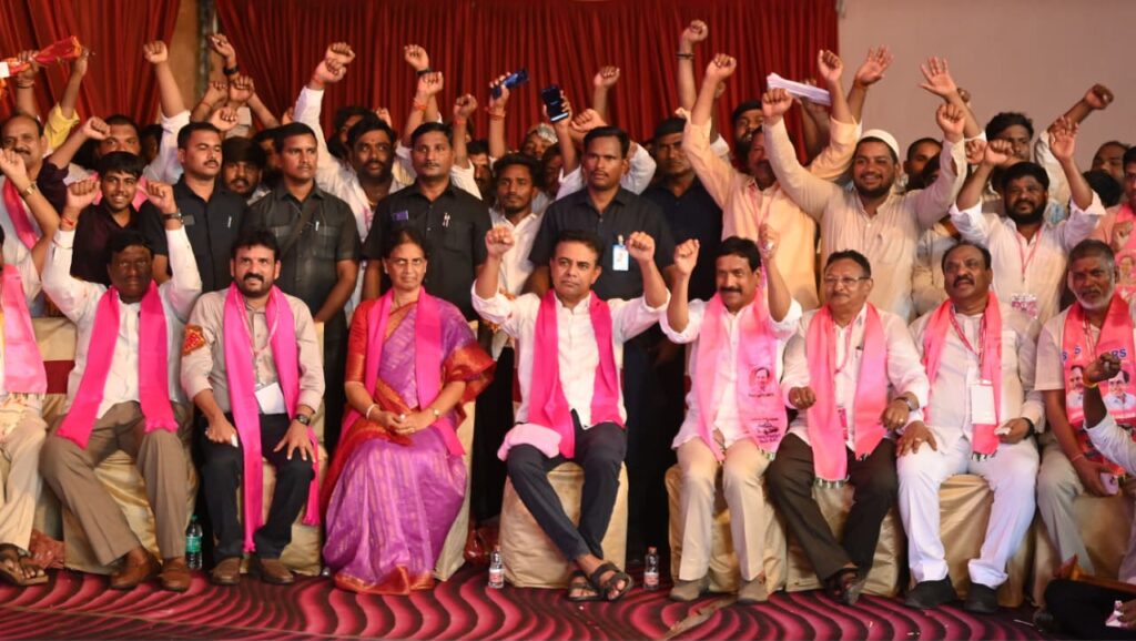 BRS WORKING PRESIDENT KTR IN RANGAREDDY DIST TOUR