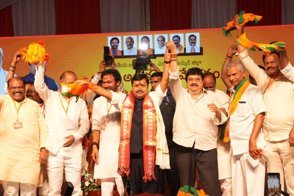 bjp president nitin nabin and telangana bjp leaders
