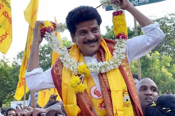 cm revanth reddy winning rally