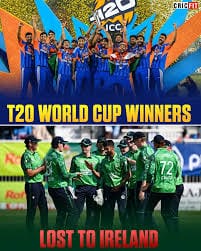 india loss irland