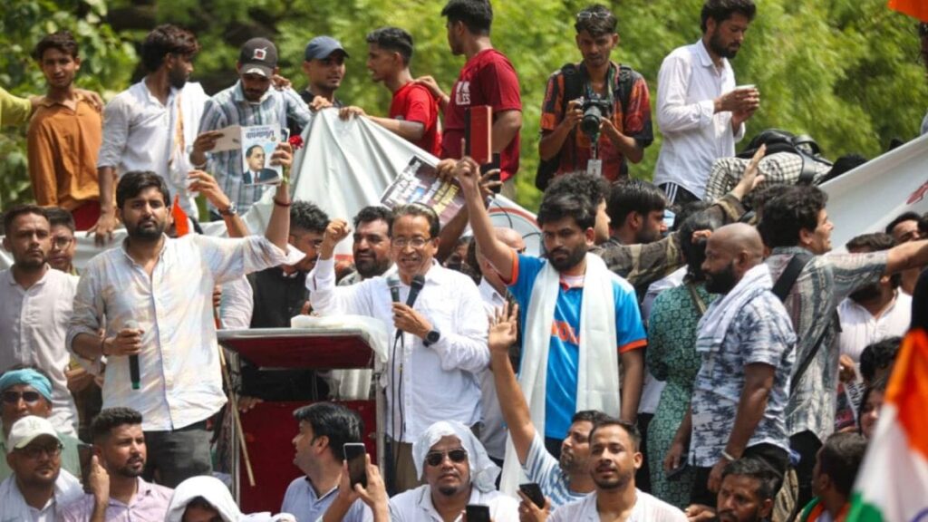sonam wangh chuk at delhi protest