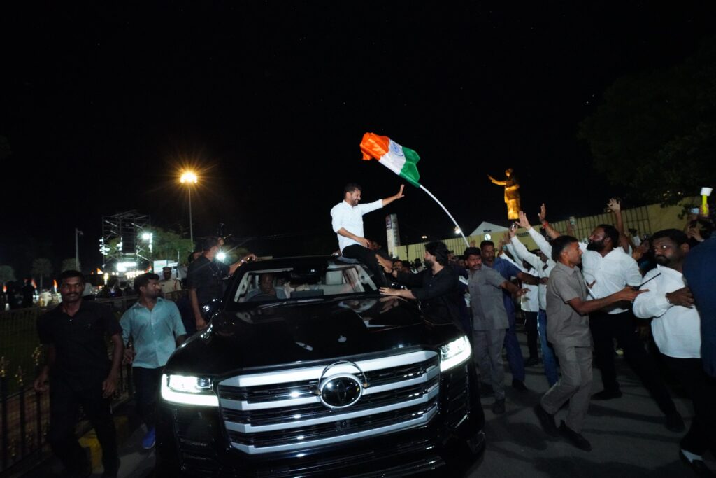 cm revanth reddy hyderabad candle rally