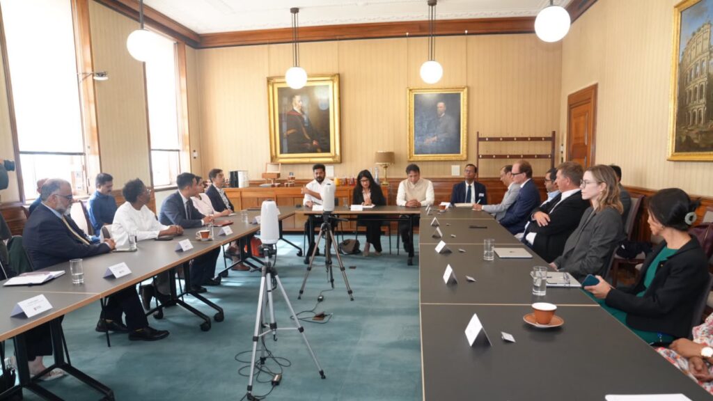 cm revaanth reddy discussions with london university officials